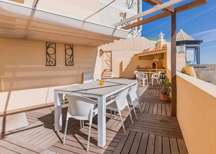 70m2 Tagus River Terrace In Alfama By Lovelystay شقة