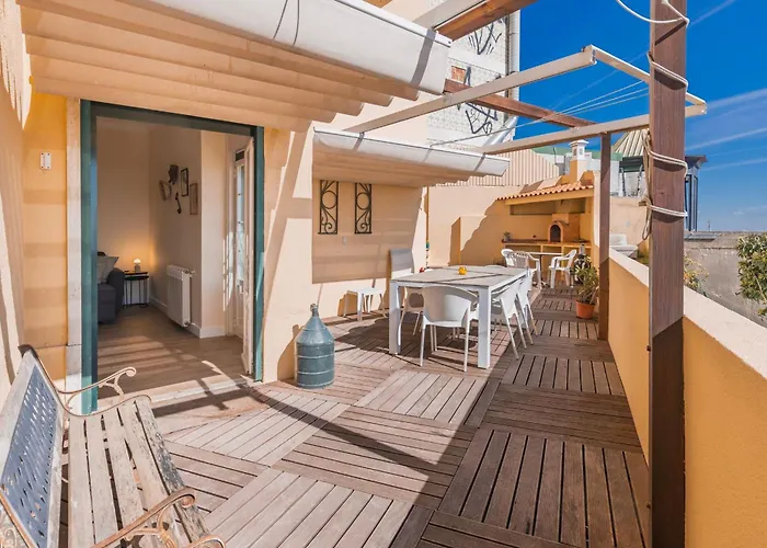 70m2 Tagus River Terrace In Alfama By Lovelystay شقة