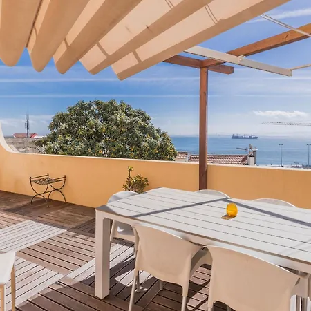 Whome Sunny Terrace With River Views Lägenhet