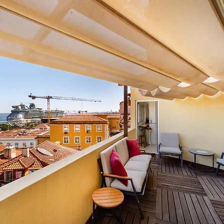 Lägenhet Whome Sunny Terrace With River Views
