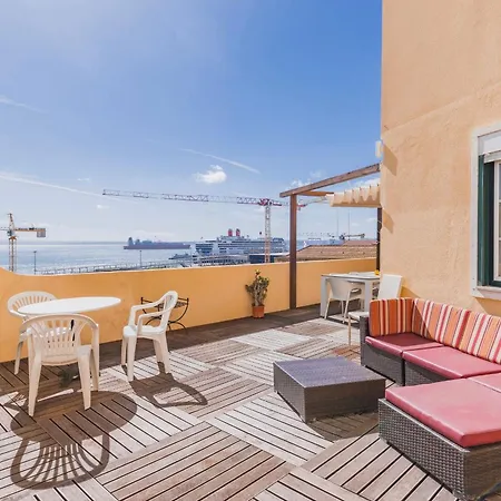 Whome Sunny Terrace With River Views Lissabon